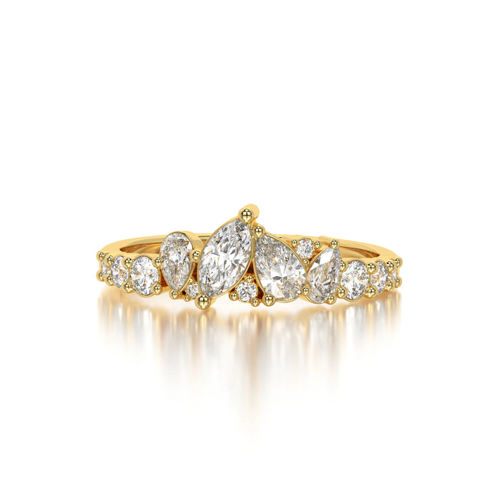 The Pear Marquise Trangle Band