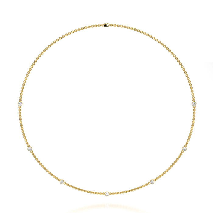 The Round Yard Necklace 2CTW Lab Grown Diamond