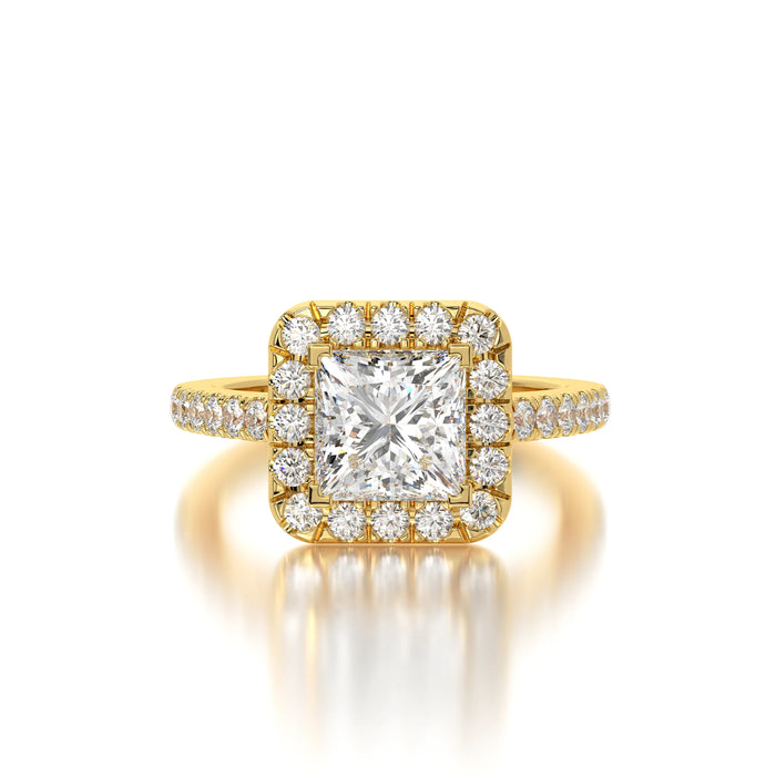 The Princess Halo Pave