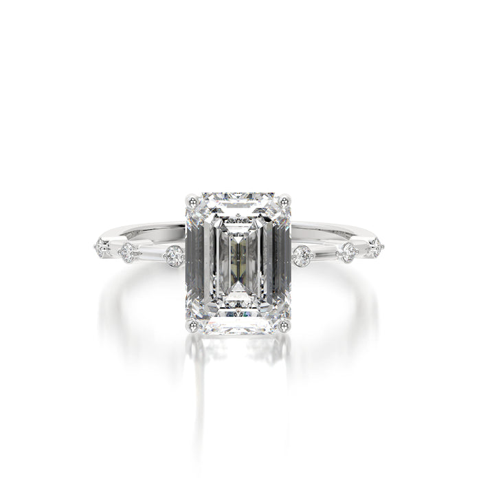 The Thin Pave Emerald