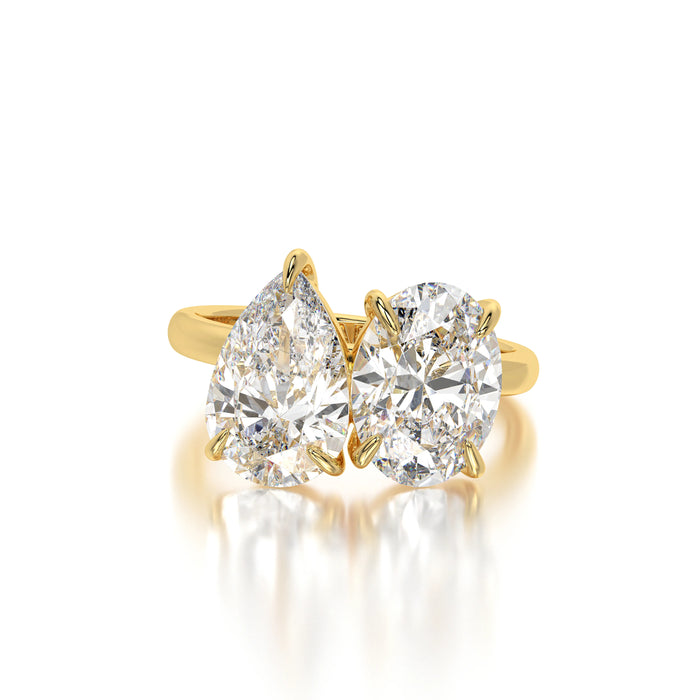 The Toi Et Moi Pear Oval