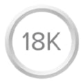 18k White