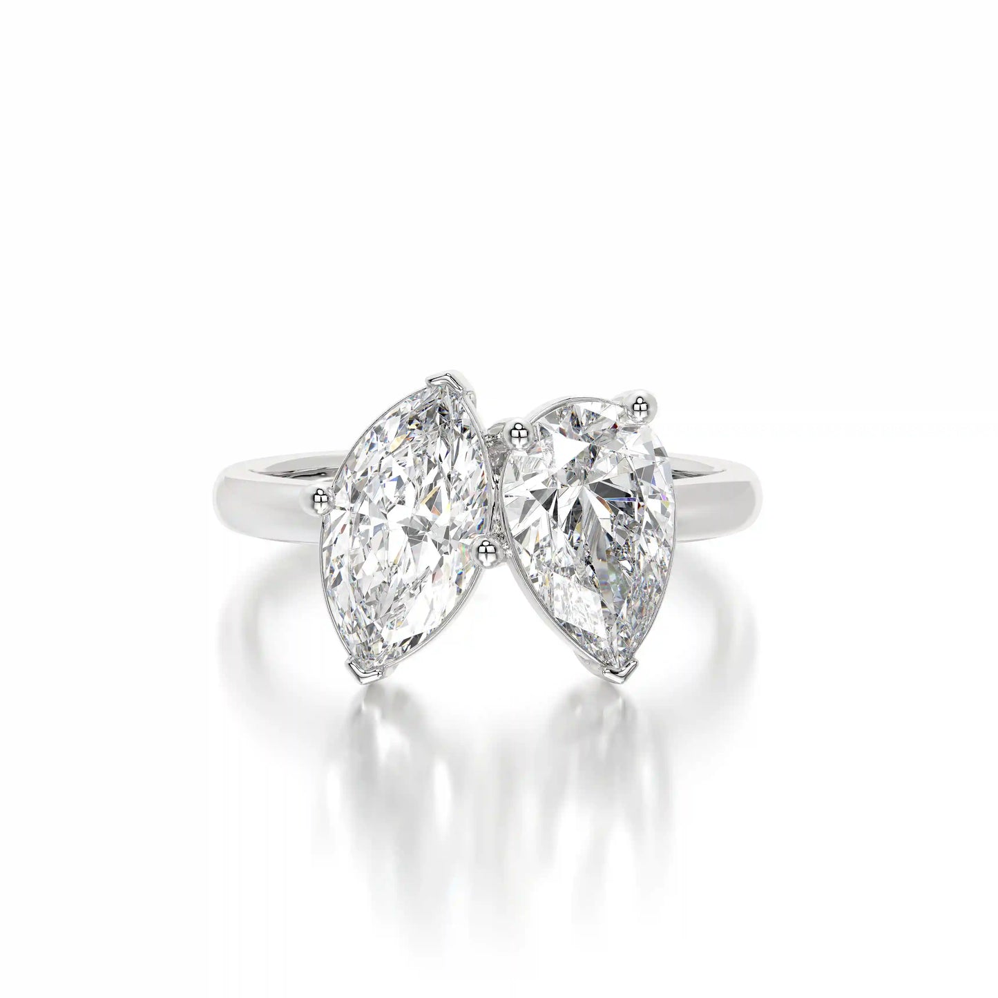 The Toi Et Moi Pear Marquise