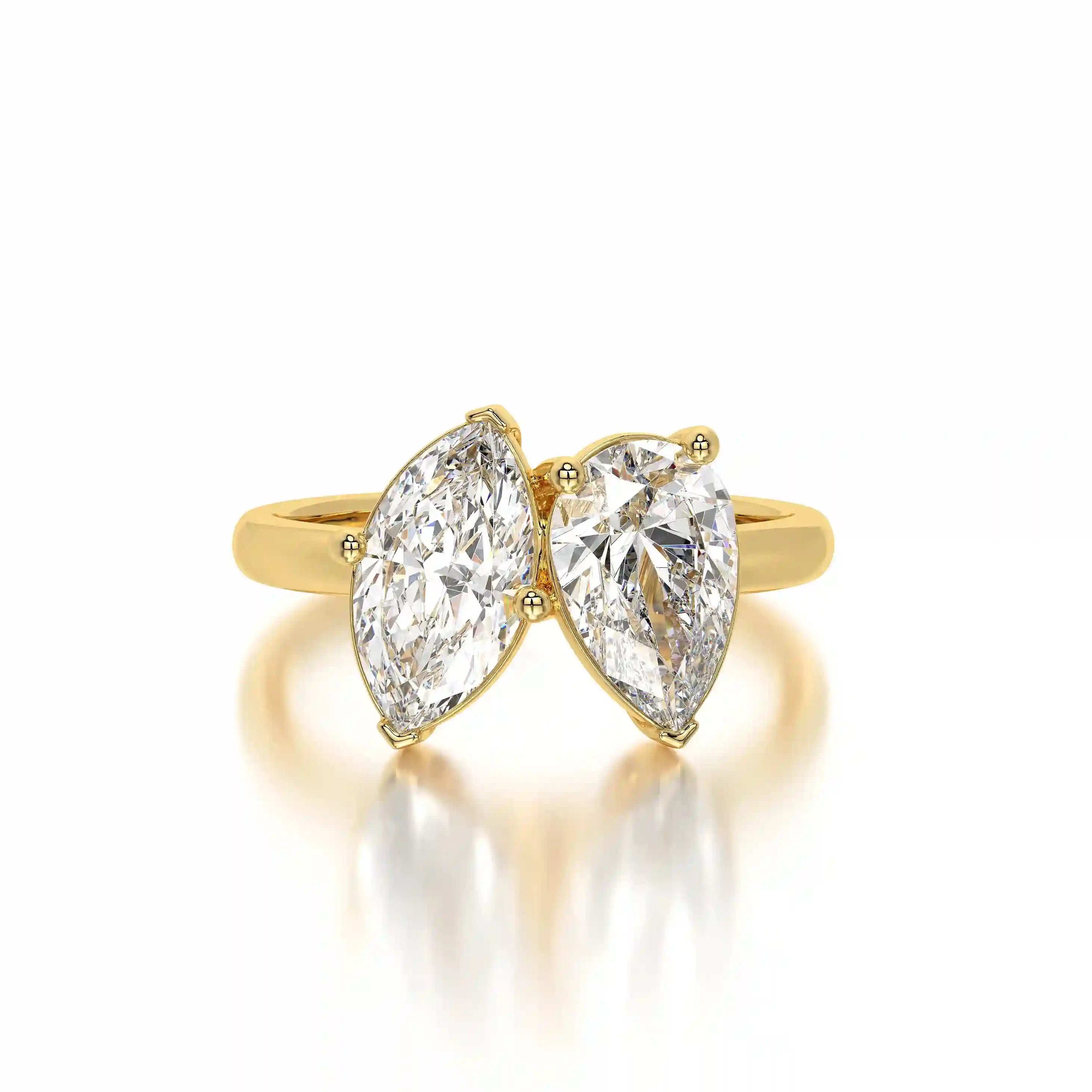 The Toi Et Moi Pear Marquise