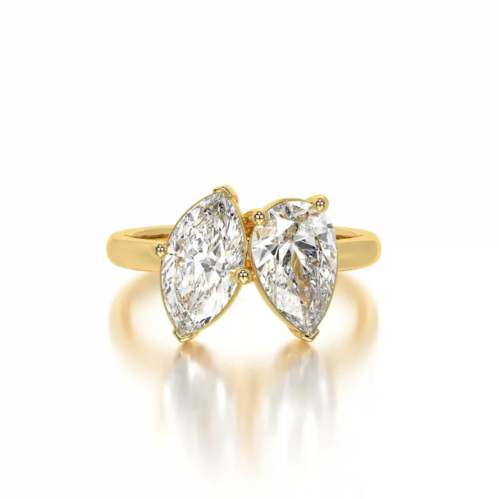 The Toi Et Moi Pear Marquise