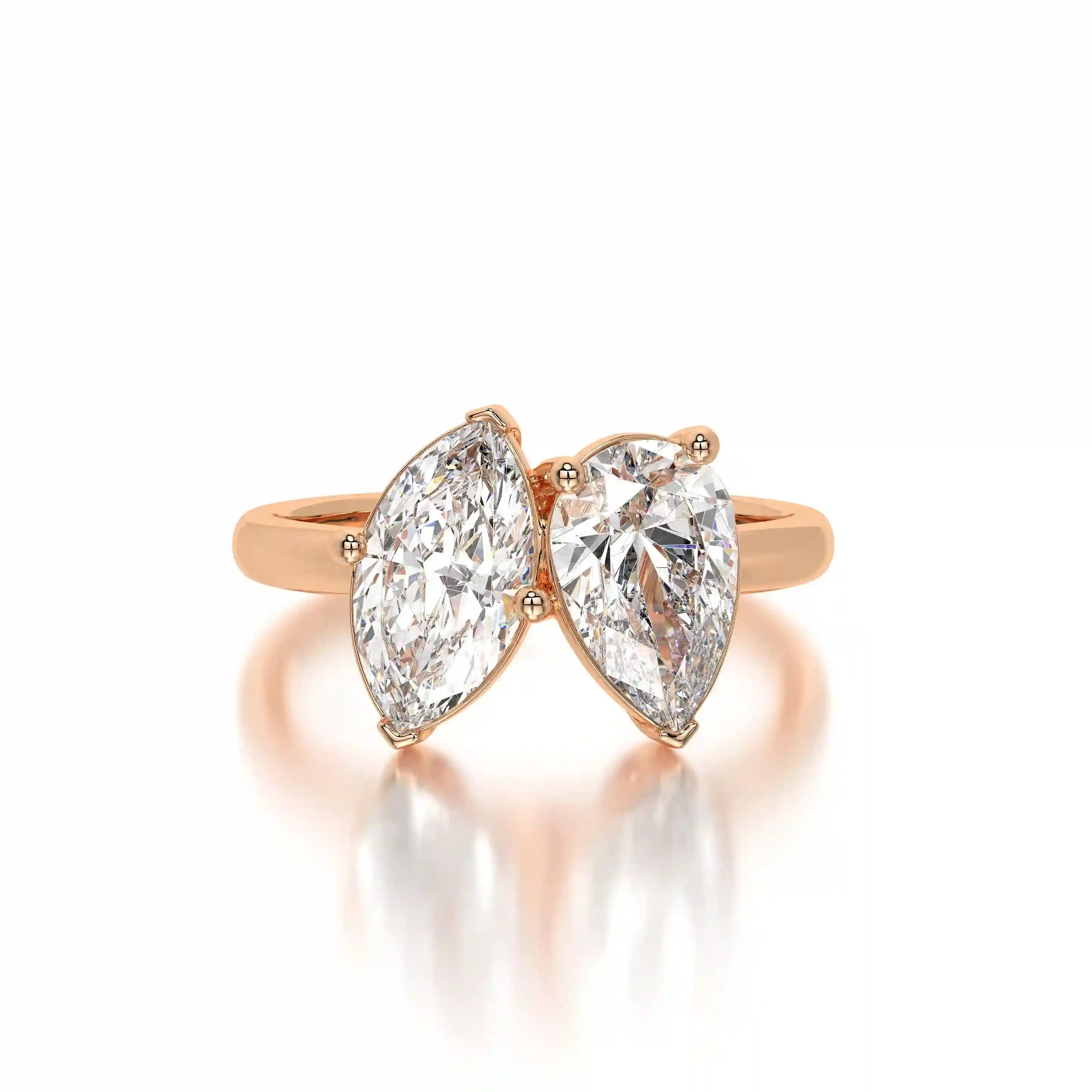 The Toi Et Moi Pear Marquise