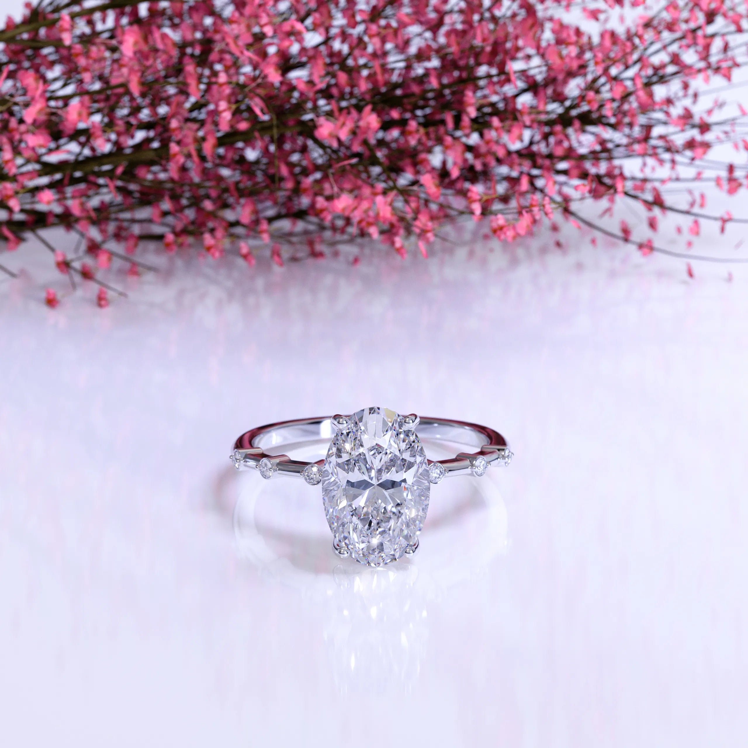 The Thin Pave Oval