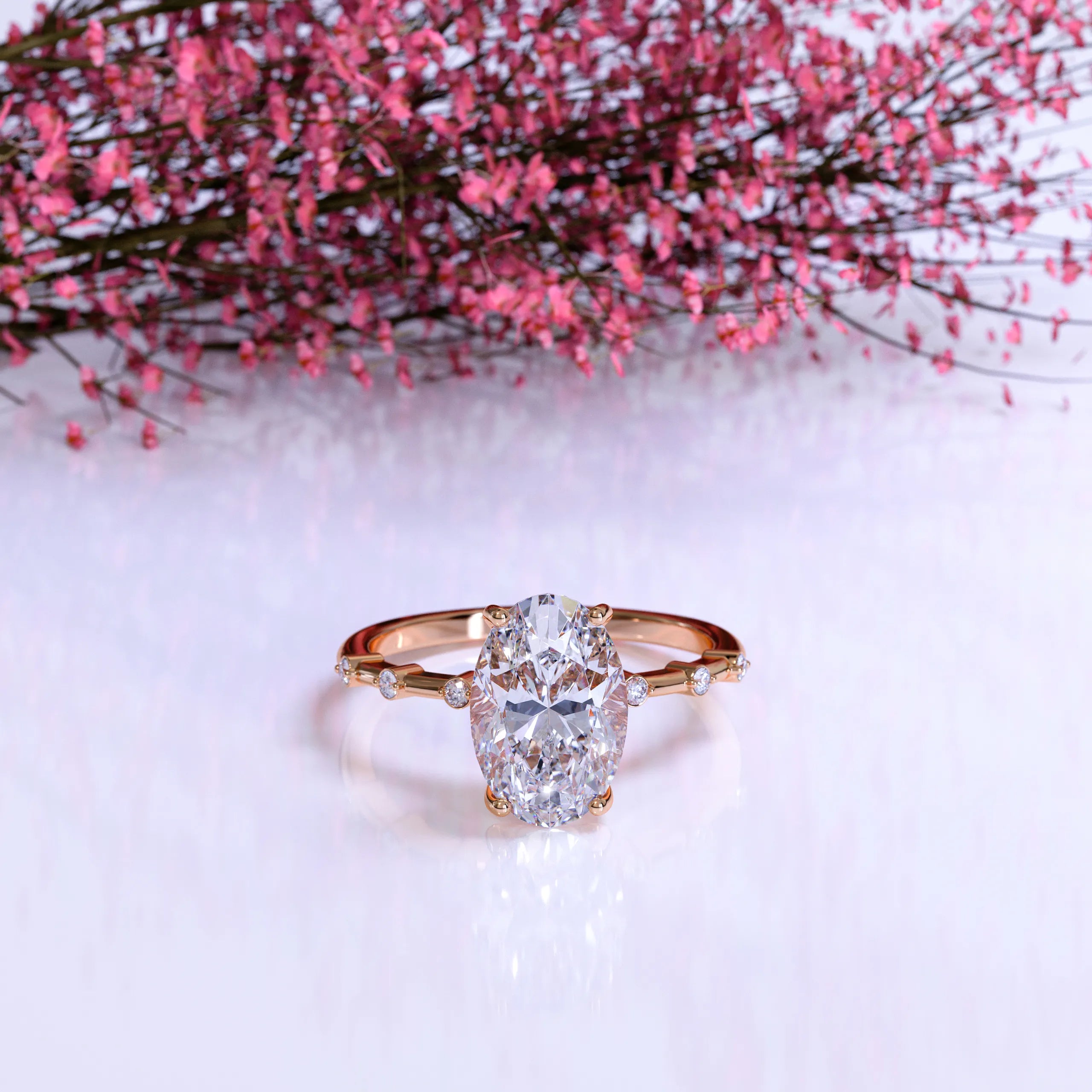 The Thin Pave Oval