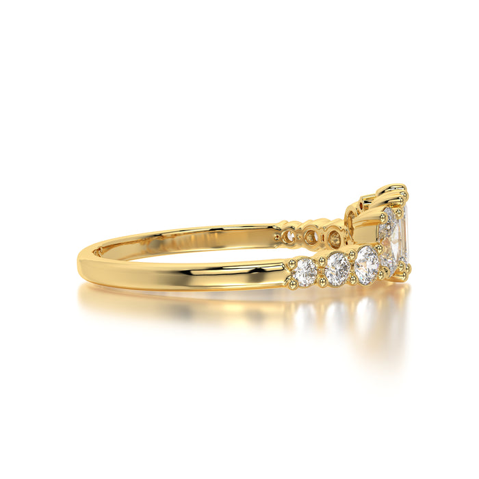 The Emerald Marquise Oval Pear Band