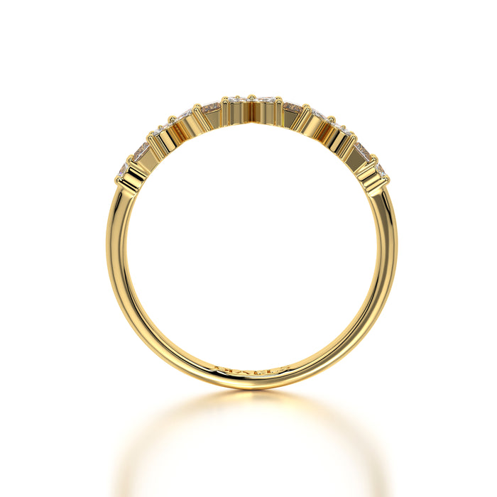 The Baguette Marquise Flower Band