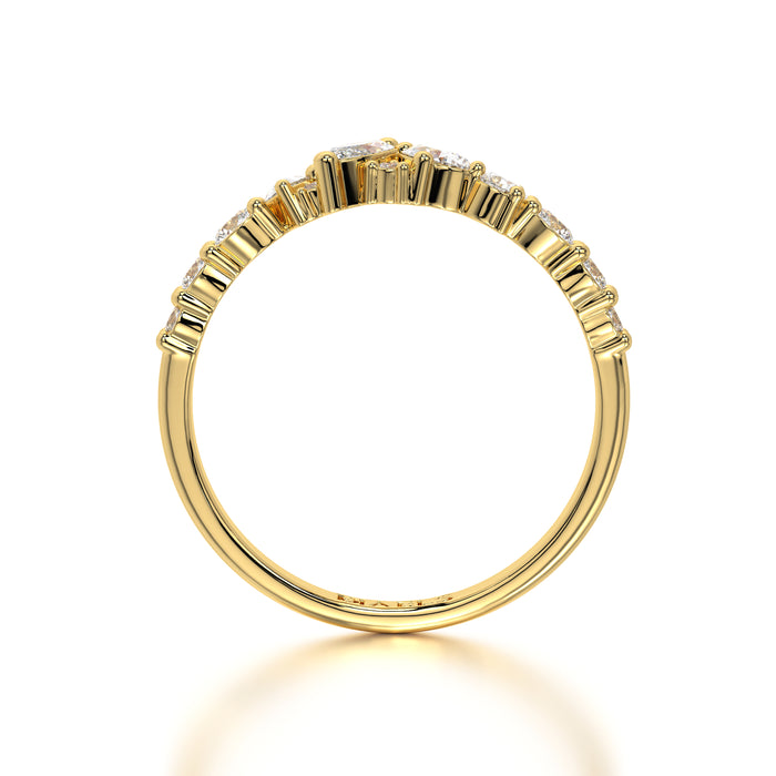 The Pear Marquise Trangle Band