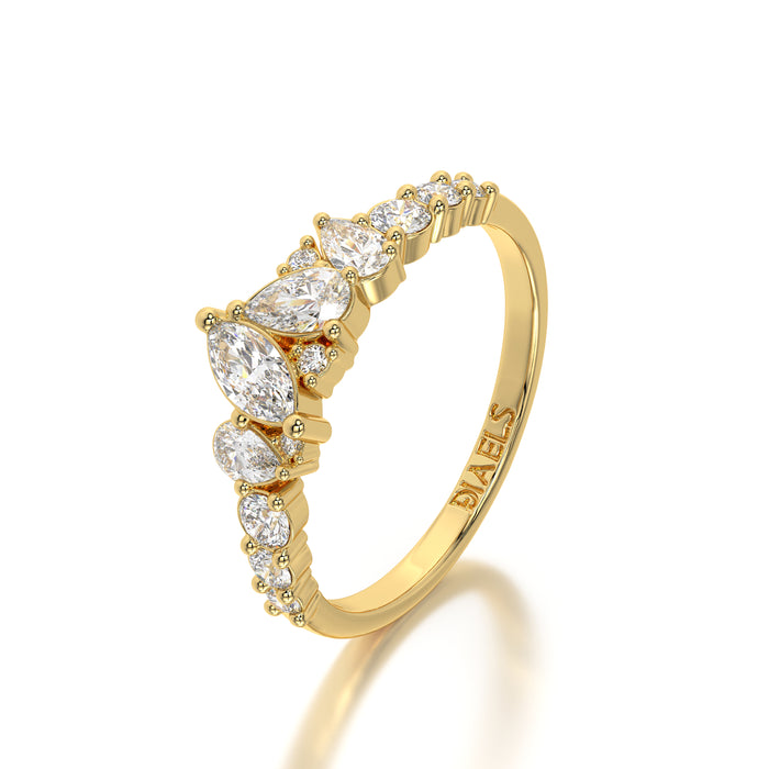 The Pear Marquise Trangle Band