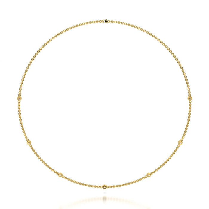 The Round Yard Necklace 2CTW Lab Grown Diamond