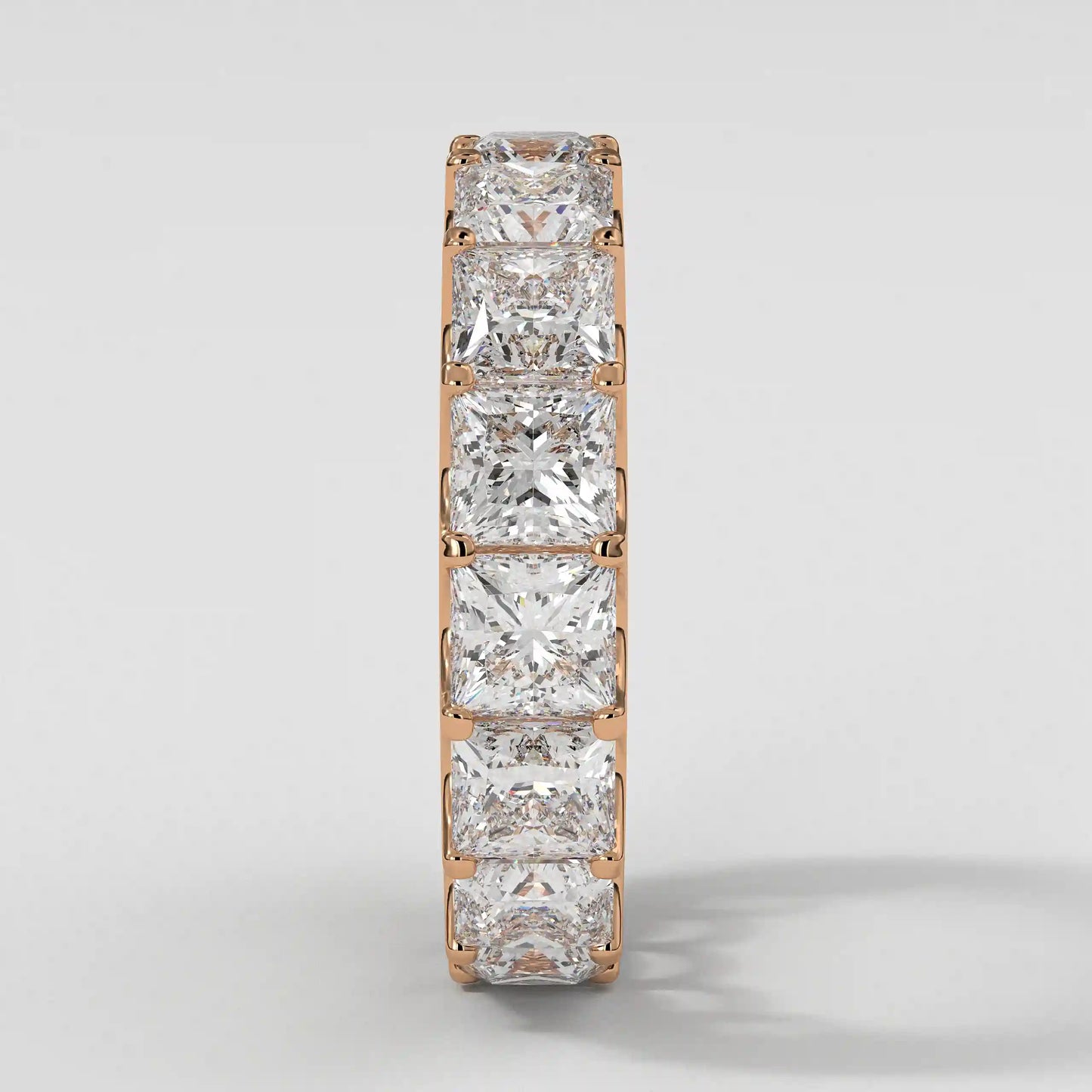 The U Prong Princess Eternity Band