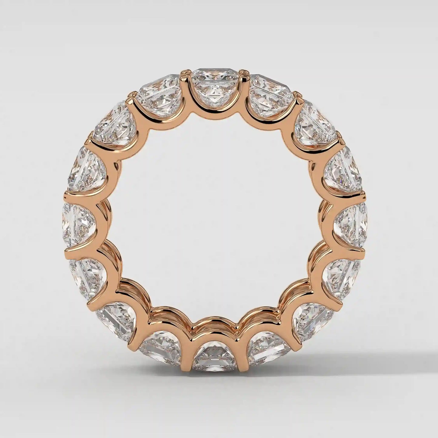 The U Prong Princess Eternity Band