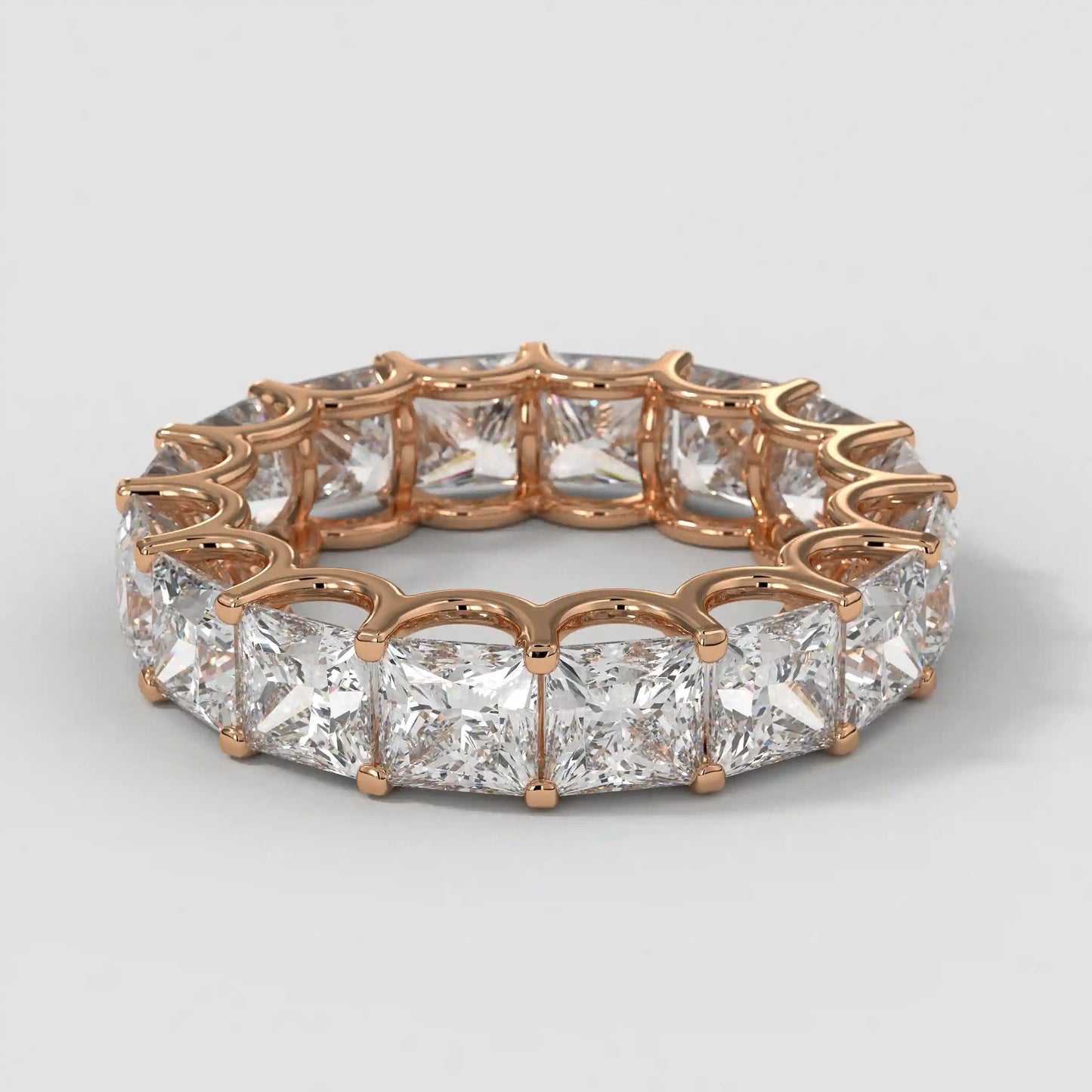 The U Prong Princess Eternity Band