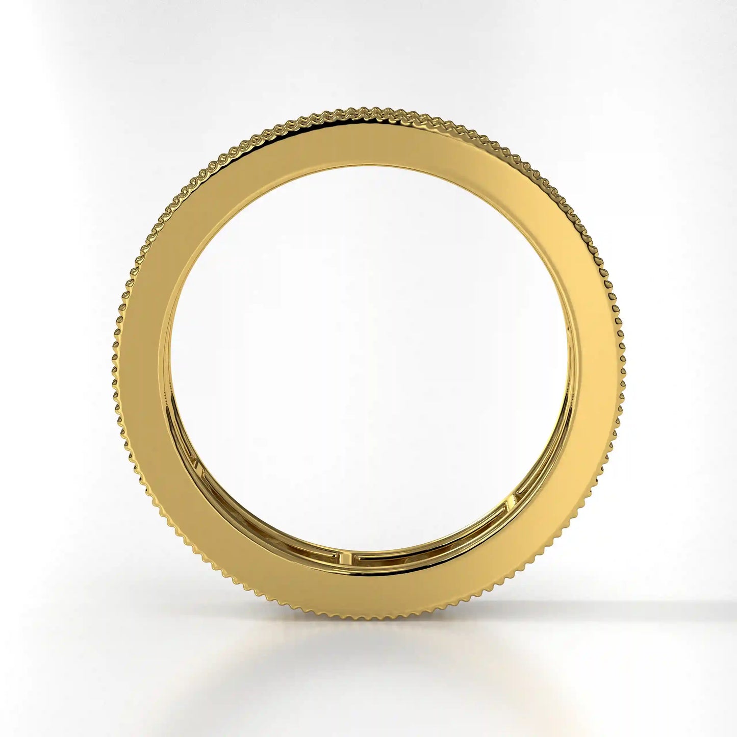 The Milgrain Princess Eternity Band
