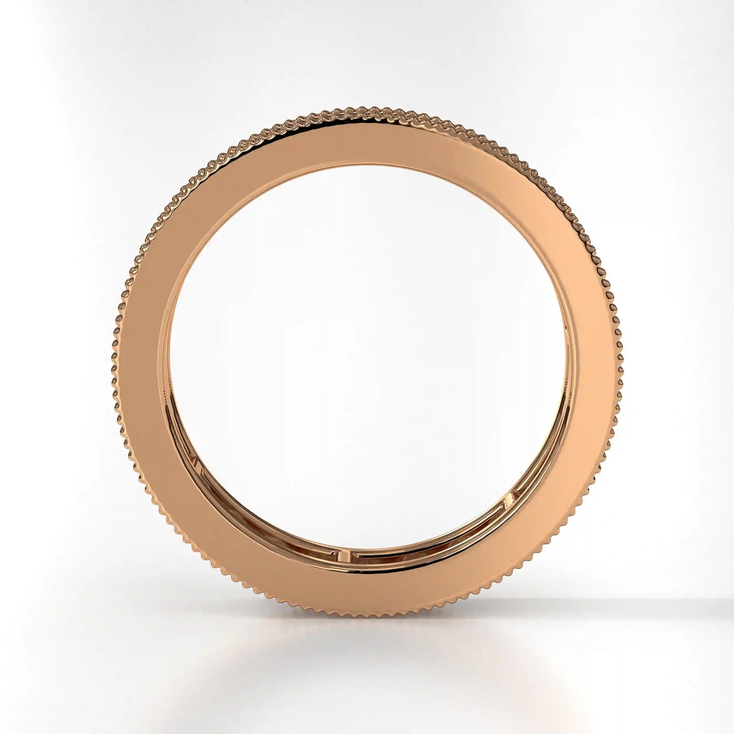 The Milgrain Princess Eternity Band