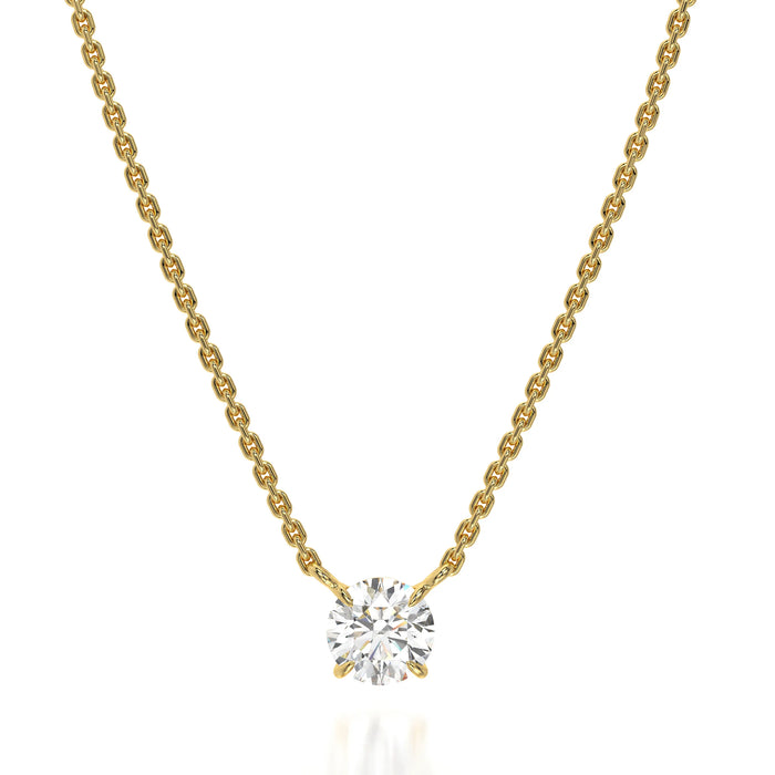 The Solitaire Round 0.5CT Lab Grown Diamond Pendent
