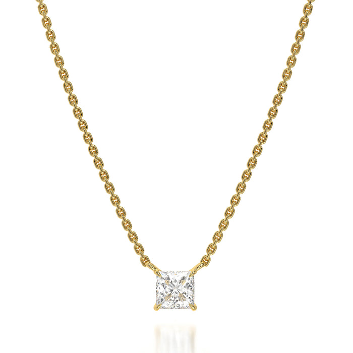 The Solitaire Princess 0.5CT Lab Grown Diamond Pendent