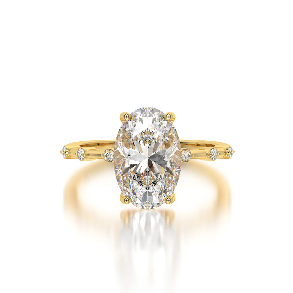 The Thin Pave Oval