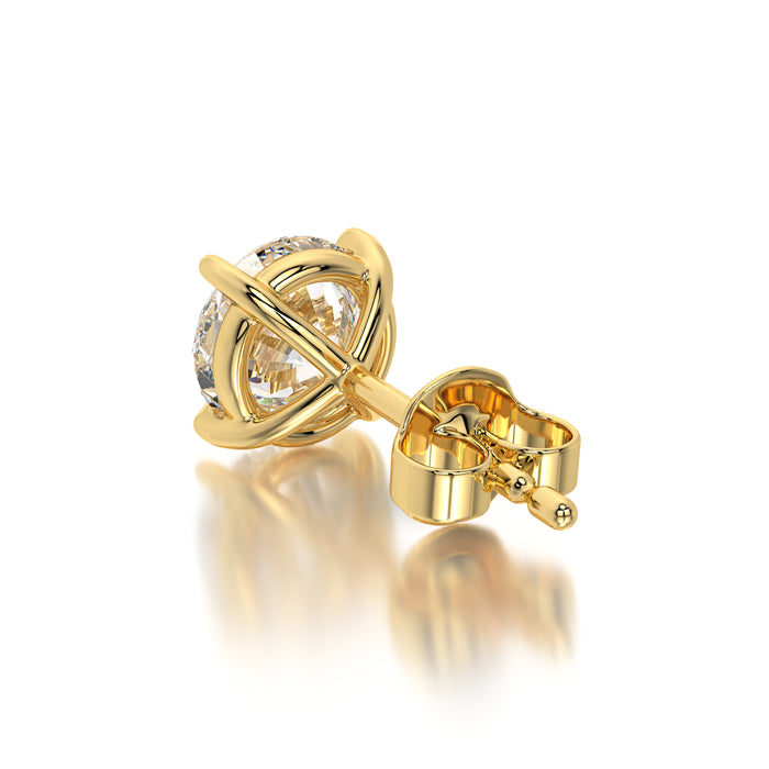 0.50 CTW Round Lab Grown Diamond Stud Earrings Set