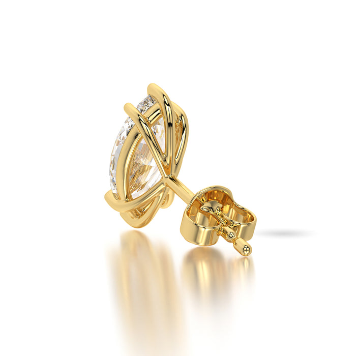 0.50 CTW Marquise Lab Grown Diamond Stud Earrings Set