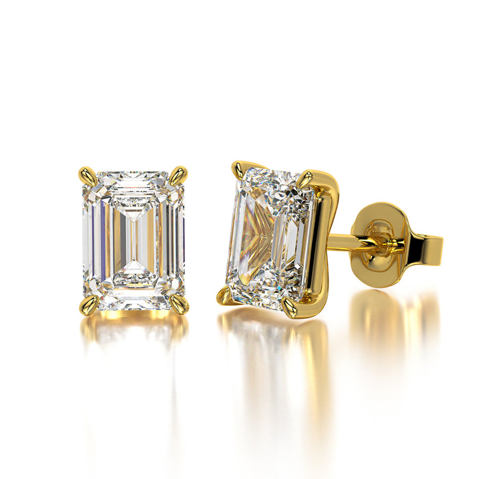 0.50 CTW Emerald Lab Grown Diamond Stud Earrings Set