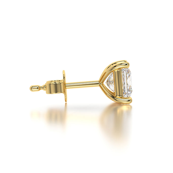0.50 CTW Princess Lab Grown Diamond Stud Earrings Set