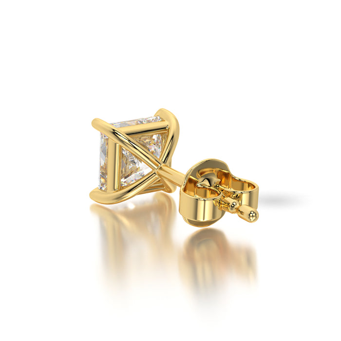 0.50 CTW Princess Lab Grown Diamond Stud Earrings Set